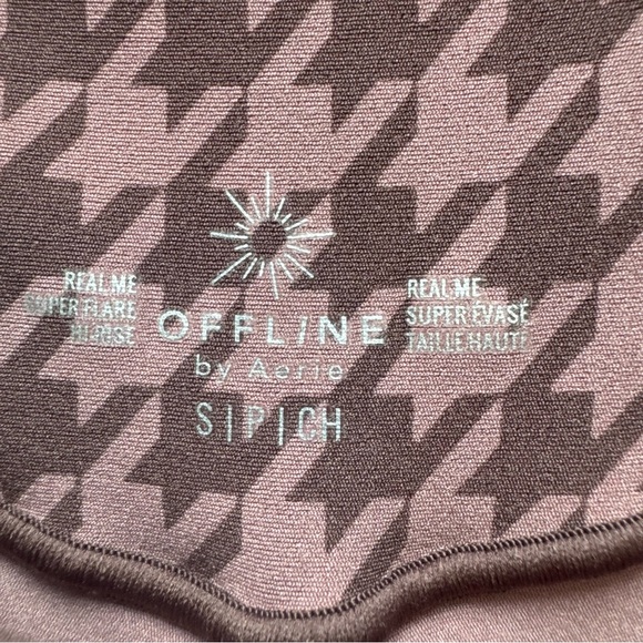 NWT OFFLINE By Aerie Real Me High Waisted Crossover Super Flare Legging - Picture 7 of 8